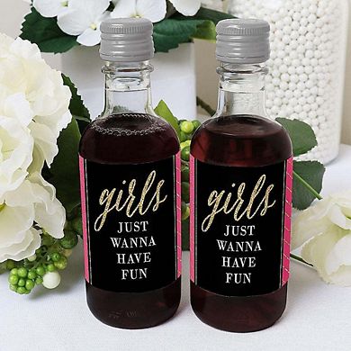 Big Dot Of Happiness Girls Night Out Mini Wine Bottle Label Stickers Bachelorette Favor 16 Ct