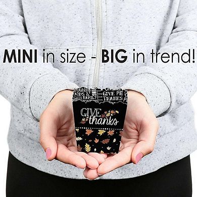 Big Dot Of Happiness Give Thanks Party Mini Favor Boxes Thanksgiving Treat Candy Boxes 12 Ct