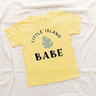 Little Island Babe Toddler Short Sleeve Graphic Tee