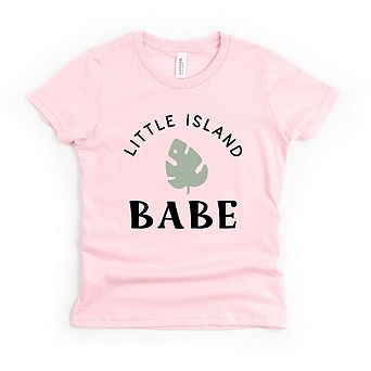 Little Island Babe Toddler Short Sleeve Graphic Tee