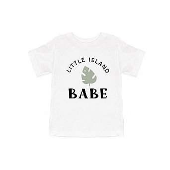 Little Island Babe Toddler Short Sleeve Graphic Tee