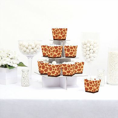 Big Dot Of Happiness Giraffe Print Mini Favor Boxes Safari Party Treat Candy Boxes 12 Ct