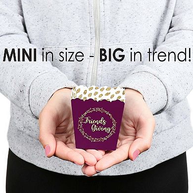 Big Dot Of Happiness Elegant Thankful For Friends Mini Favor Party Treat Candy Boxes 12 Ct