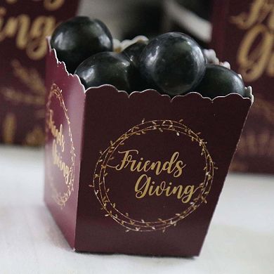 Big Dot Of Happiness Elegant Thankful For Friends Mini Favor Party Treat Candy Boxes 12 Ct