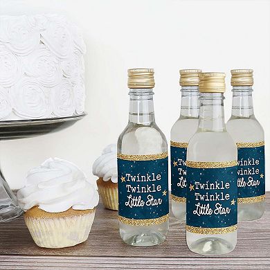 Big Dot Of Happiness Twinkle Twinkle Little Star Mini Wine Bottle Stickers Party Favor 16 Ct