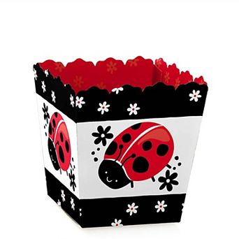 Big Dot Of Happiness Happy Little Ladybug - Mini Favor Boxes Party Treat Candy Boxes - 12 ct