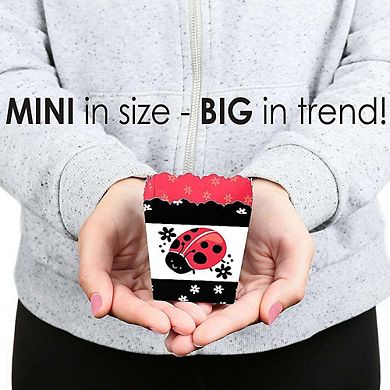 Big Dot Of Happiness Happy Little Ladybug - Mini Favor Boxes Party Treat Candy Boxes - 12 Ct