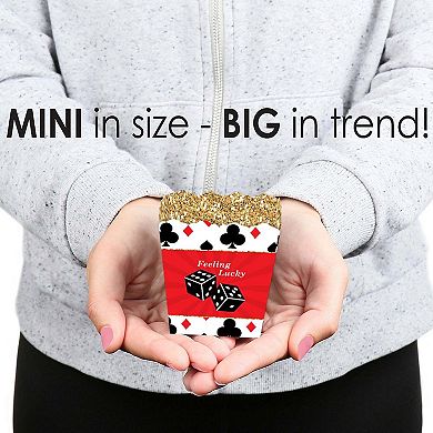 Big Dot Of Happiness Las Vegas - Party Mini Favor Boxes Casino Party Treat Candy Boxes 12 Ct