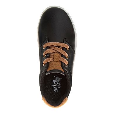 Beverly Hills Polo Club Boys' Lace-Up Faux Leather Sneakers