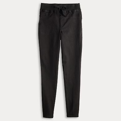 Juniors' SO® Adaptive Rib Waist Jeggings