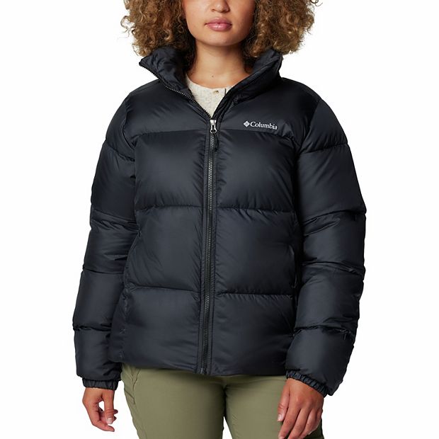 Columbia｜DOWN JACKETS (Puffect II Full Zip Jacket (2090 Columbia | Puffect II Puffer Jacket - Black | The Sports Edit