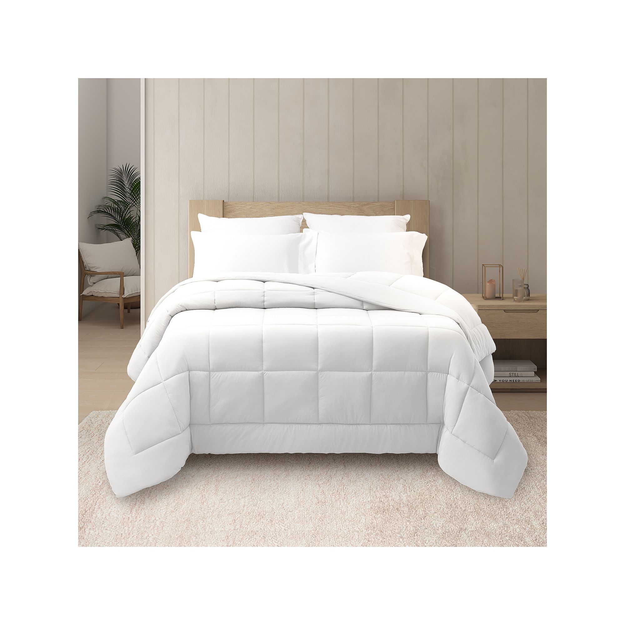 Columbia Super Cool All Seasons Down Alternative Comforter, White