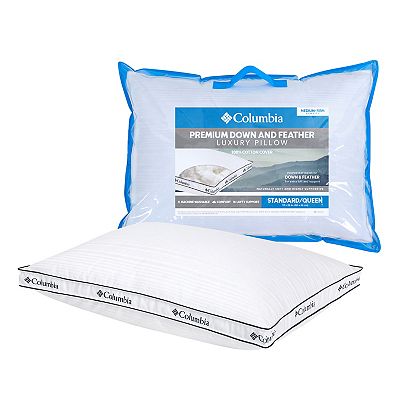 Columbia Premium Down Feather Luxury Pillow