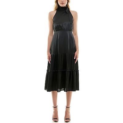 princess polly baby blue dress adidas Ultimate365 Long Sleeve Dress - Black main image 1