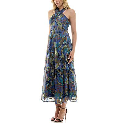 Nicole miller halter dress clearance