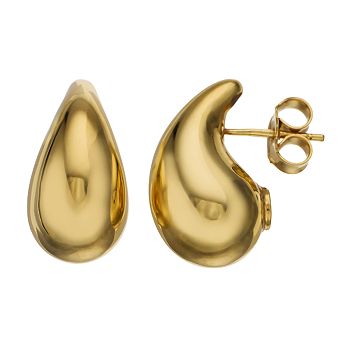 Karat Rush 14k Gold Free Form Earrings