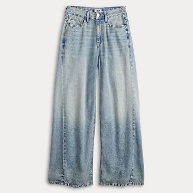 Juniors' SO® High Rise Ultra Wide Leg Jeans