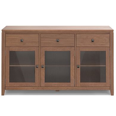 Simpli Home Cosmopolitan 3 Drawer Sideboard Buffet Table