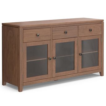 Simpli Home Cosmopolitan 3 Drawer Sideboard Buffet Table