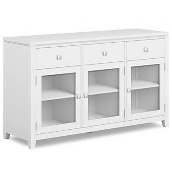 Simpli Home Cosmopolitan 3 Drawer Sideboard Buffet Table