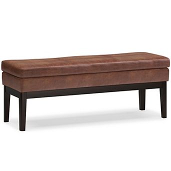 Simpli Home Carlson Ottoman Bench