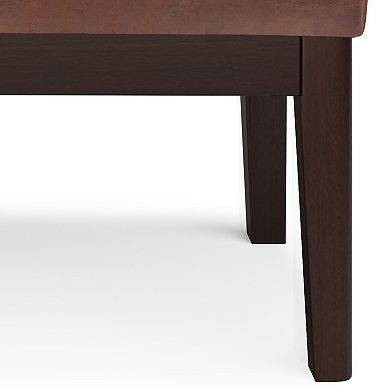 Simpli Home Carlson Small Ottoman Bench
