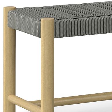 Simpli Home Dahlia Indoor / Outdoor Bench