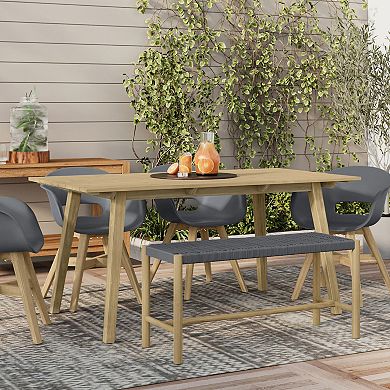 Simpli Home Dahlia Indoor / Outdoor Bench