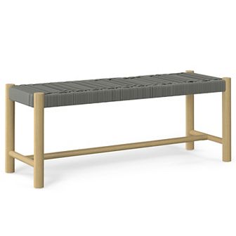 Simpli Home Dahlia Indoor / Outdoor Bench