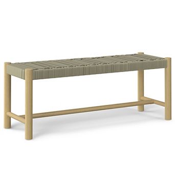 Simpli Home Dahlia Indoor / Outdoor Bench