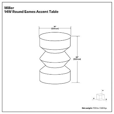 Simpli Home Miller End Table