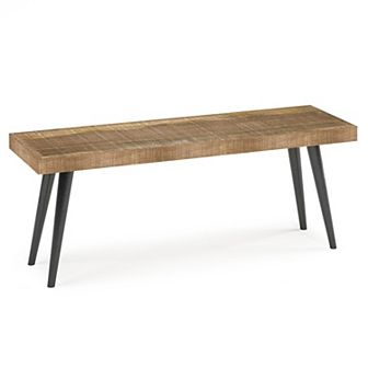 Simpli Home Durham Distressed Bench