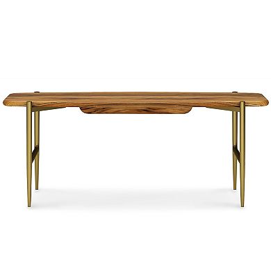 Simpli Home Wagner Mixed Media Bench