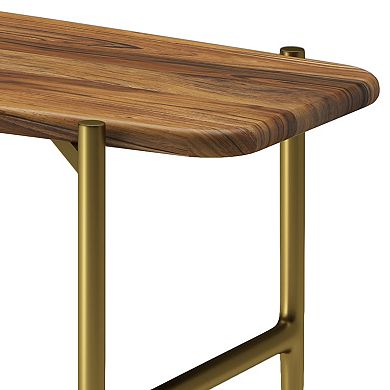 Simpli Home Wagner Mixed Media Bench