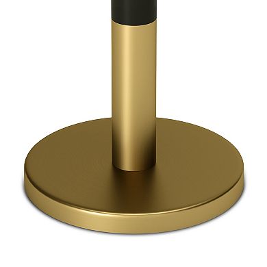 Simpli Home Evans Marble Top End Table