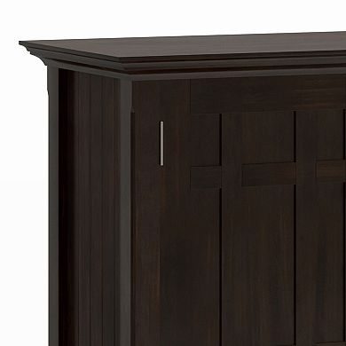 Simpli Home Bedford 3 Drawer Sideboard Buffet Table
