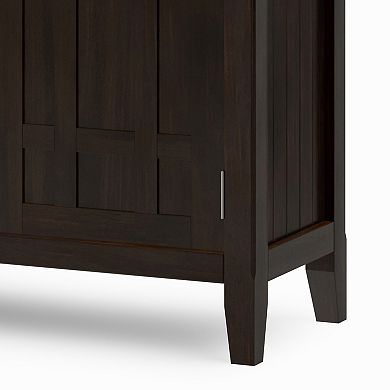 Simpli Home Bedford 3 Drawer Sideboard Buffet Table