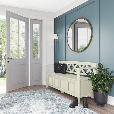Simpli Home Amherst Entryway Storage Bench