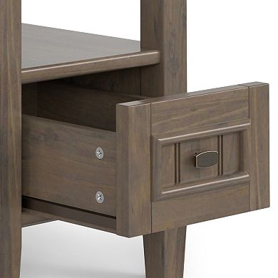 Simpli Home Lev Narrow End Table