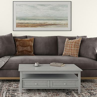 Simpli Home Warm Shaker Wood Coffee Table
