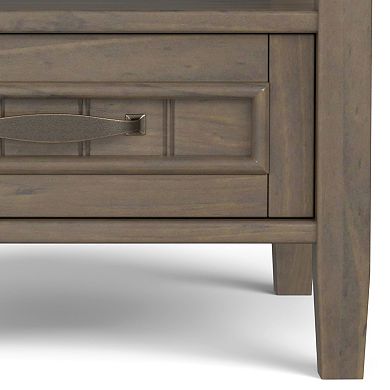 Simpli Home Lev Wooden End Table