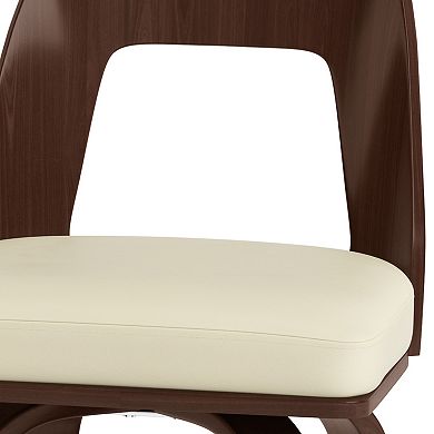 Simpli Home Ellison Bentwood Counter Stool 2-piece Set