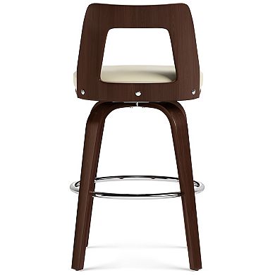Simpli Home Ellison Bentwood Counter Stool 2-piece Set