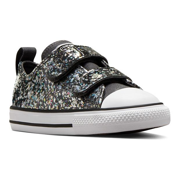 Converse Chuck Taylor All Star Toddler Girls Glitter Easy On Sneakers