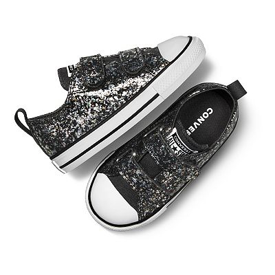 Converse Chuck Taylor All Star Toddler Girls' Glitter Easy On Sneakers