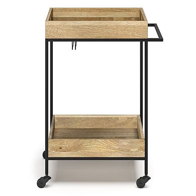 Simpli Home Simons Bar Cart