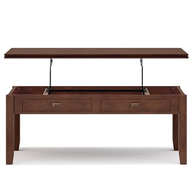 Simpli Home Artisan Lift Top Coffee Table