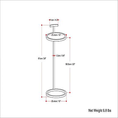 Simpli Home Brook C-Shape End Table