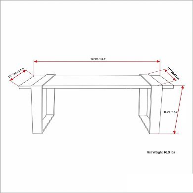 Simpli Home Nessa Bench