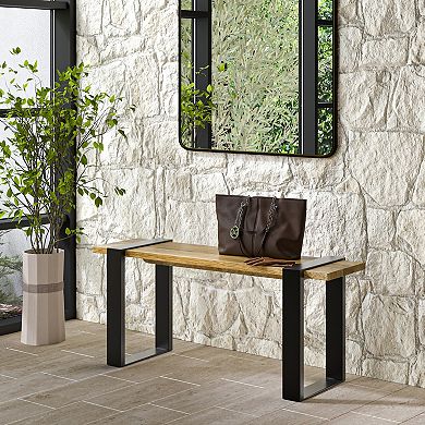 Simpli Home Nessa Bench